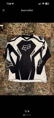 Fox Racing HC Motocross Jersey Black White Size XXL